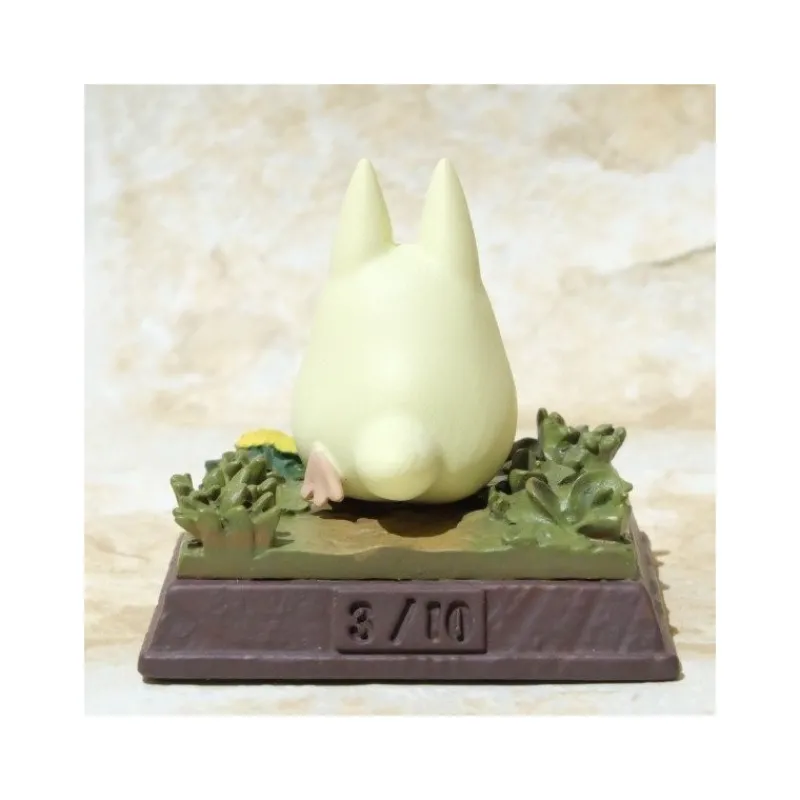 Statues|Maison Ghibli Statue Collection Stop Motion Totoro Blanc Course Pose 3 - Mon Voisin