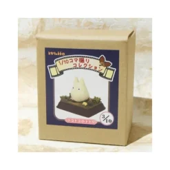 Statues|Maison Ghibli Statue Collection Stop Motion Totoro Blanc Course Pose 3 - Mon Voisin