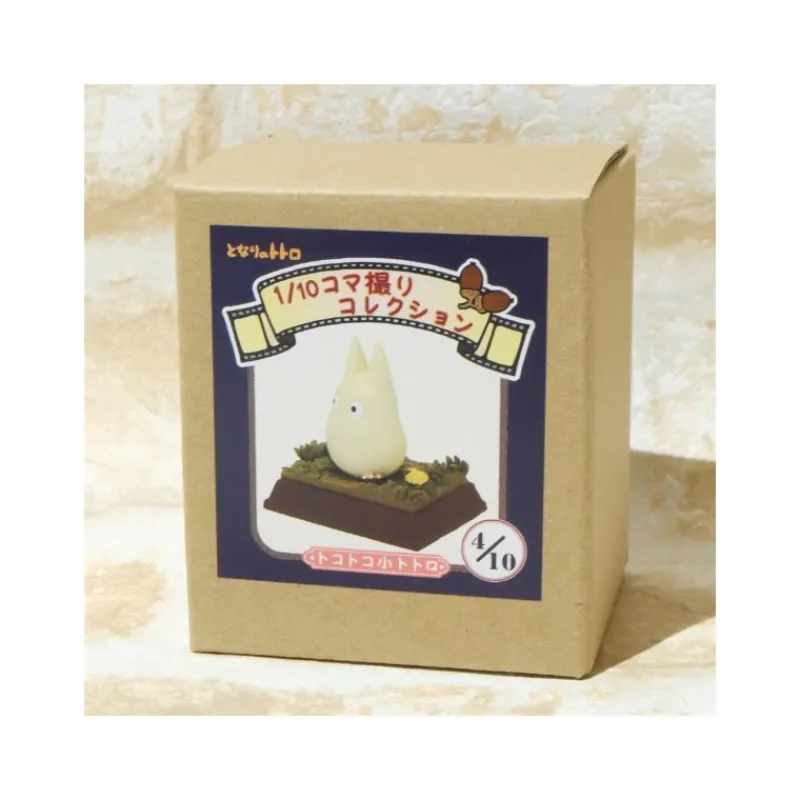Statues|Maison Ghibli Statue Collection Stop Motion Totoro Blanc Course Pose 4 - Mon Voisin
