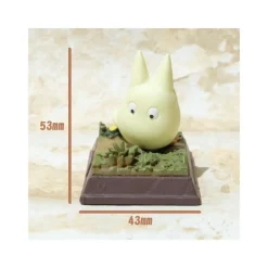 Statues|Maison Ghibli Statue Collection Stop Motion Totoro Blanc Course Pose 5 - Mon Voisin