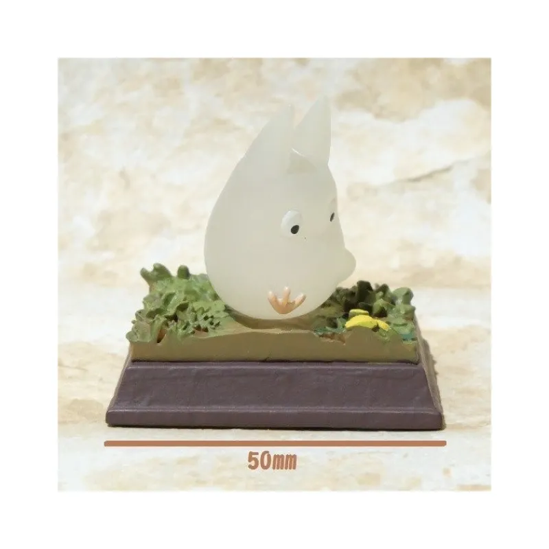 Statues|Maison Ghibli Statue Collection Stop Motion Totoro Blanc Course Pose 6 - Mon Voisin