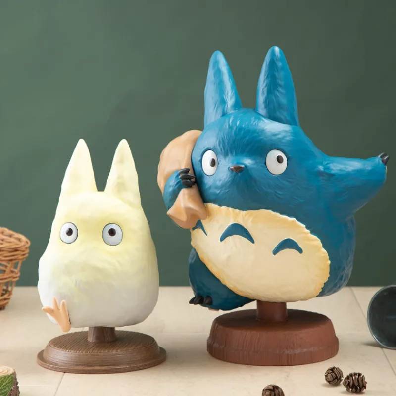 Statues|Maison Ghibli Statue Trouver le Petit Totoro Blanc - Mon Voisin Totoro
