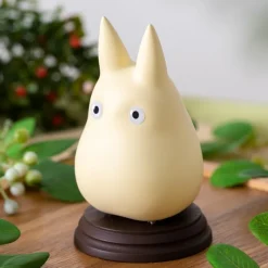 Statues|Maison Ghibli Statuette Totoro blanc surpris - Mon Voisin Totoro