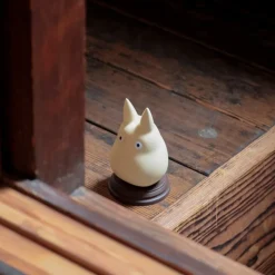 Statues|Maison Ghibli Statuette Totoro blanc surpris - Mon Voisin Totoro