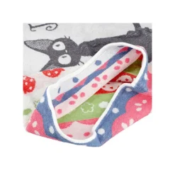 Linge De Maison|Maison Ghibli Taie d'oreiller Jiji Fraises - Kiki la petite sorcière