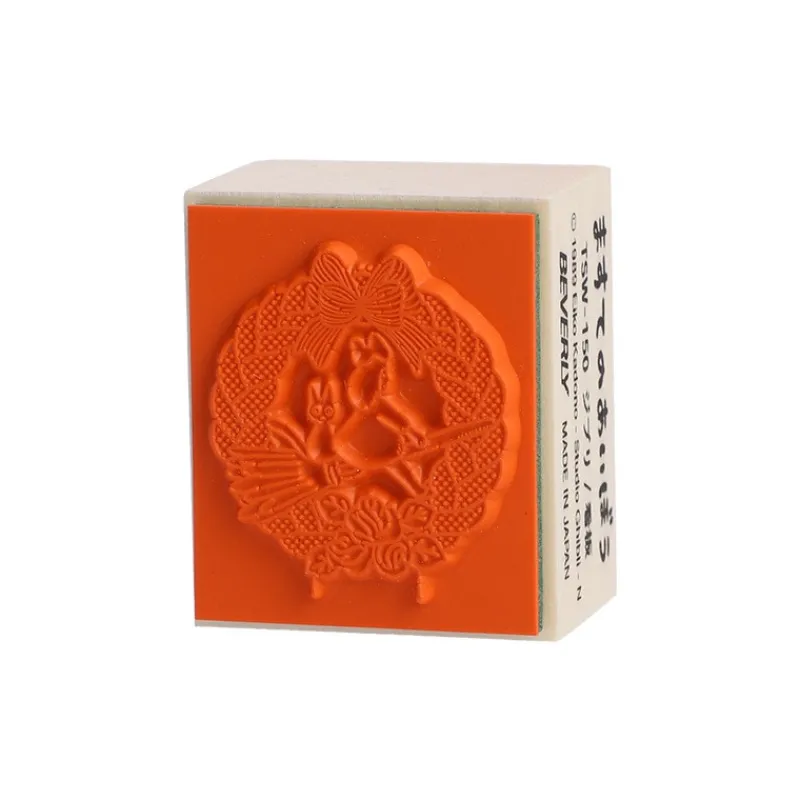 Petit Matériel|Maison Ghibli Tampon en bois Couronne de pain - Kiki la petite sorcière