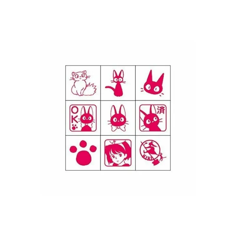 Petit Matériel|Maison Ghibli Tampons Jiji et Compangie - Kiki la petite sorcière