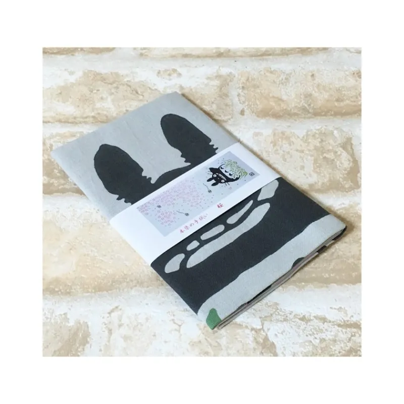 Linge De Maison|Textile|Maison Ghibli Tenugi Totoro Gris & Sakura - Mon Voisin Totoro