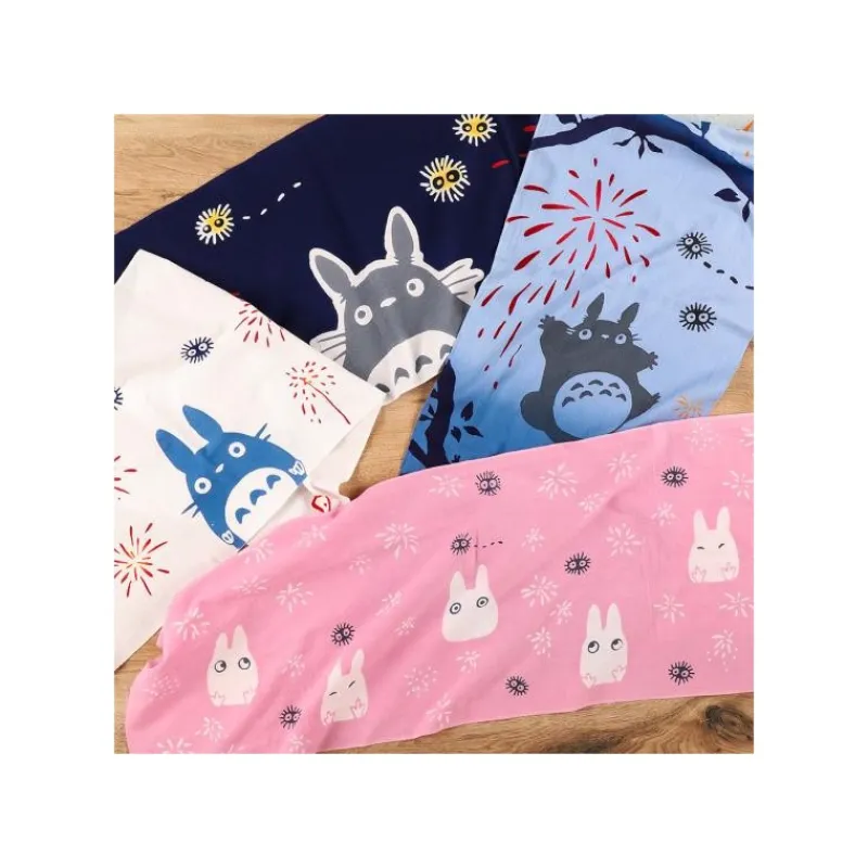 Linge De Maison|Maison Ghibli Tenugi Totoro Gris Feux d’artifice - Mon Voisin Totoro
