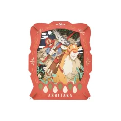 Loisirs Créatifs|Maison Ghibli Théâtre de papier Ashitaka & Yakuru - Princesse Mononoké
