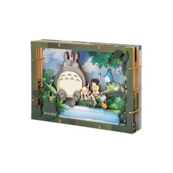 Loisirs Créatifs|Maison Ghibli Théâtre de papier Deluxe Totoro pêche - Mon Voisin Totoro