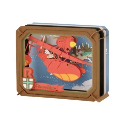 Loisirs Créatifs|Maison Ghibli Théâtre de papier Mer Adriatique - Porco Rosso