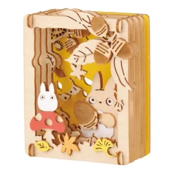 Loisirs Créatifs|Maison Ghibli Théâtre de papier Style bois Totoro Champignon - Mon Voisin Totoro