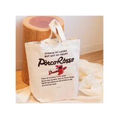 Sacs|Maison Ghibli Tote bag Brodé Hydravion - Porco Rosso