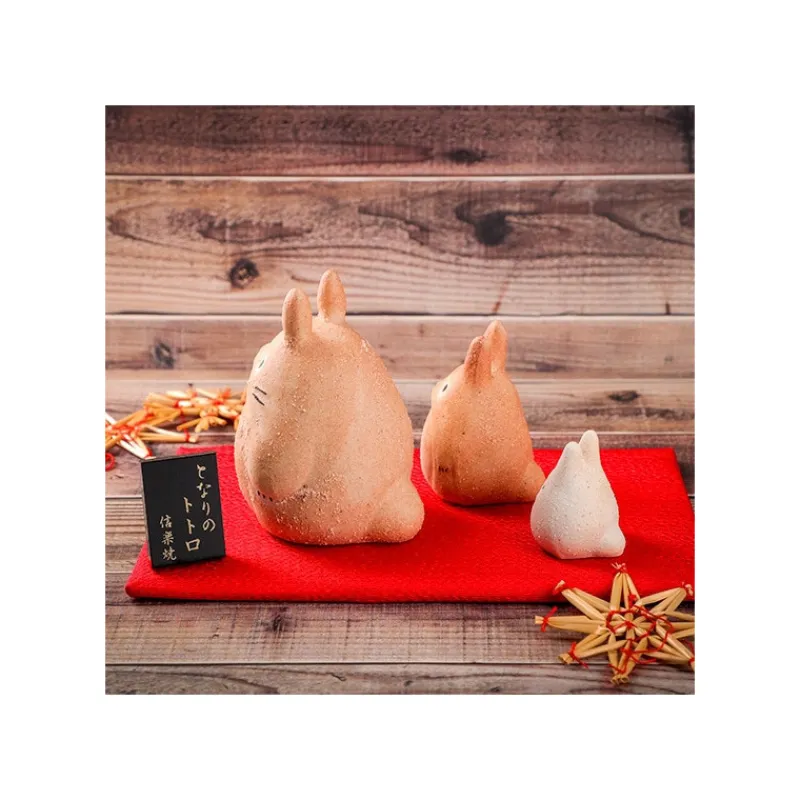 Statues|Maison Ghibli Trois Statuettes Totoro Shigaraki - Mon Voisin Totoro